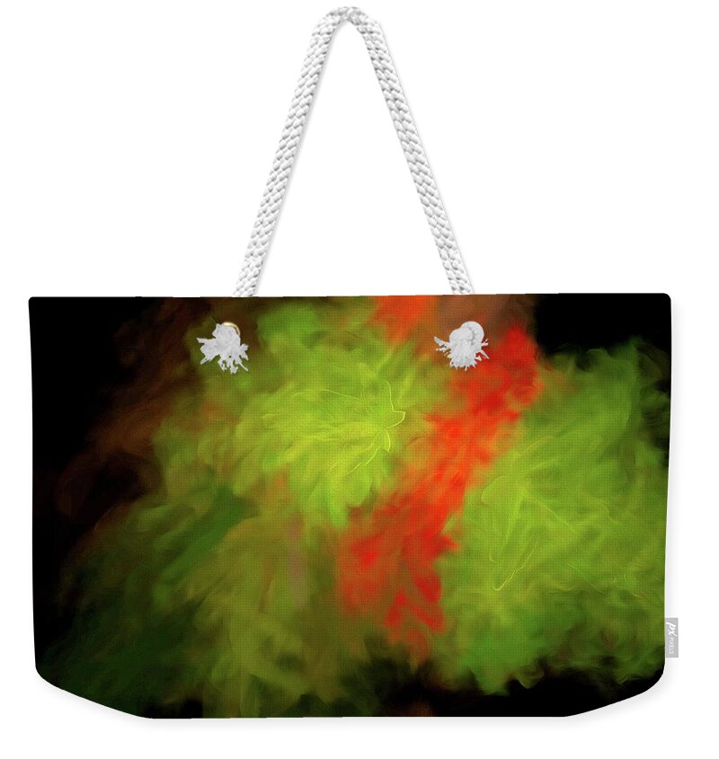 Background Weekender Tote Bag featuring the digital art Abstract No. 60 by Steve DaPonte