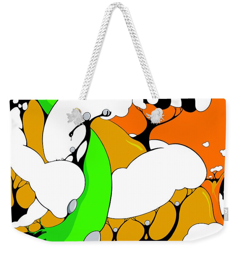 Clouds Weekender Tote Bag featuring the drawing Activate by Craig Tilley