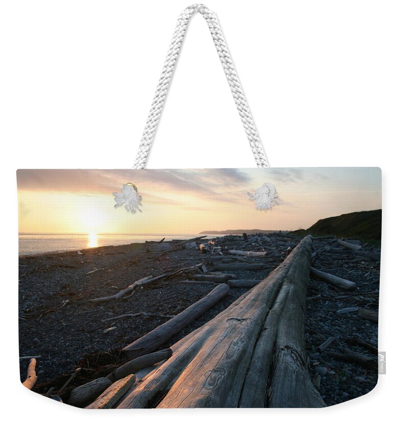 Admiralty Log H Weekender Tote Bag featuring the photograph Admirality Log H by Dylan Punke