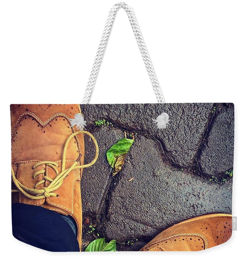 Shoes Weekender Tote Bag featuring the photograph Afternoon delight by Mark Ddamulira