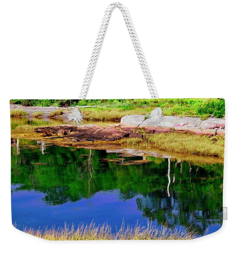 Reflection Weekender Tote Bag featuring the photograph Afternoon Reflection by Debra Grace Addison
