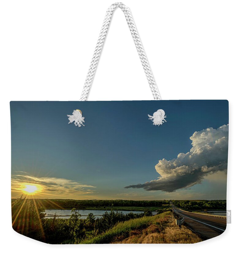 Bridge Weekender Tote Bag featuring the photograph All the Elements by Laura Hedien