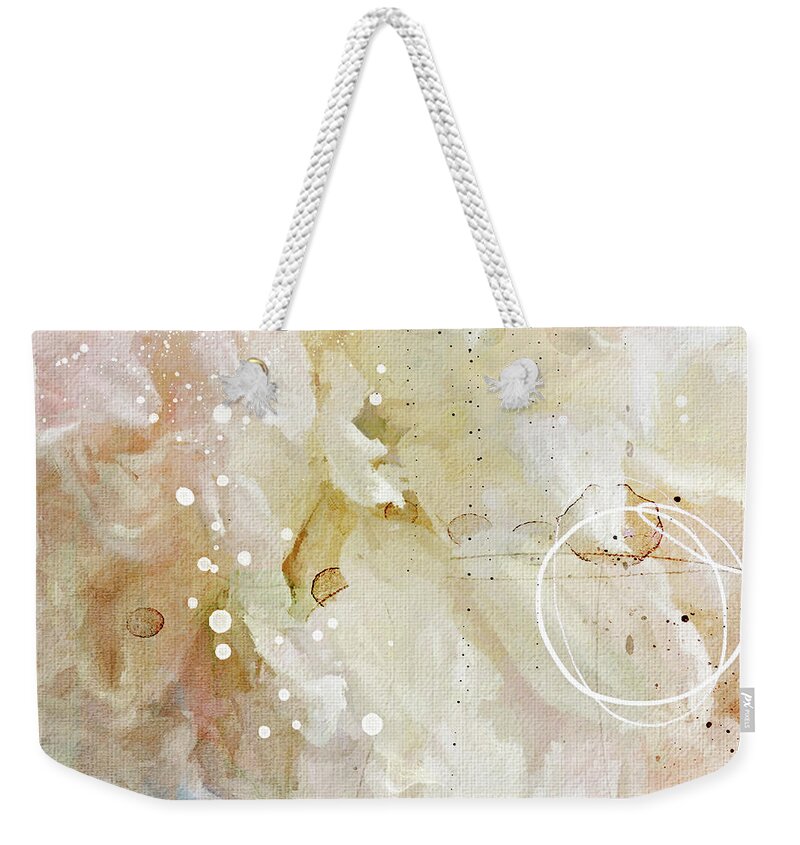 Abstract Weekender Tote Bag featuring the photograph Alone in a crowd by Karen Lynch