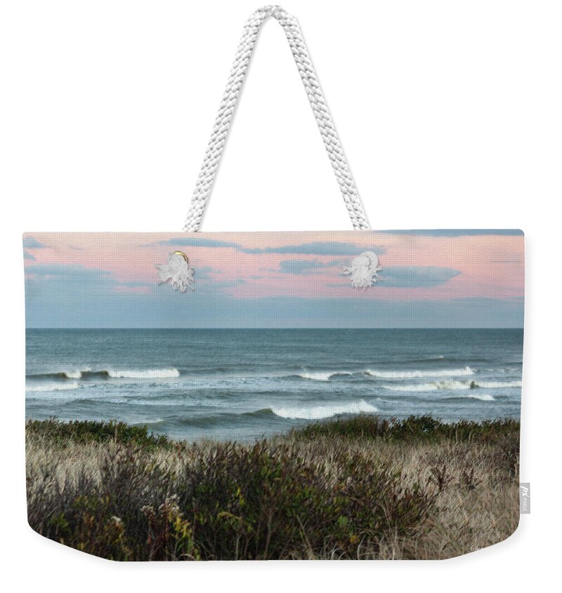 Photograph Weekender Tote Bag featuring the photograph Along Cape Cod II - Pastel by Suzanne Gaff