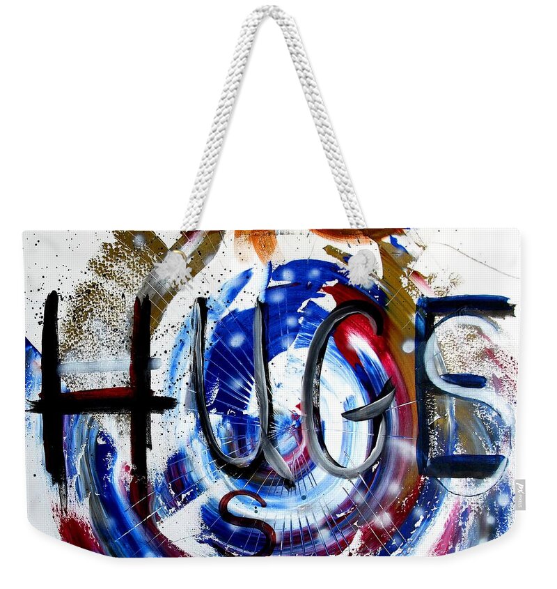 Huge Weekender Tote Bag featuring the painting America by J Vincent Scarpace