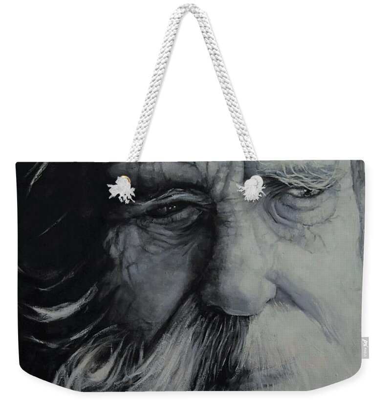 Senior Weekender Tote Bag featuring the painting An Obscure Man by Jean Cormier