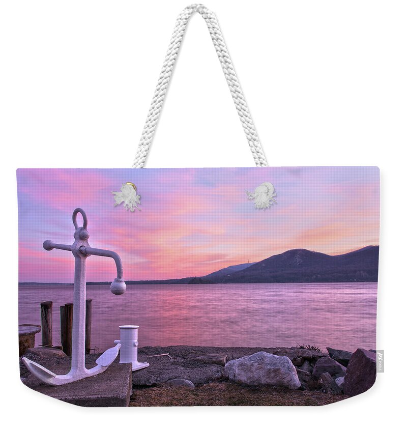  Donuhue Memorial Park Weekender Tote Bag featuring the photograph Anchors Aweigh by Angelo Marcialis