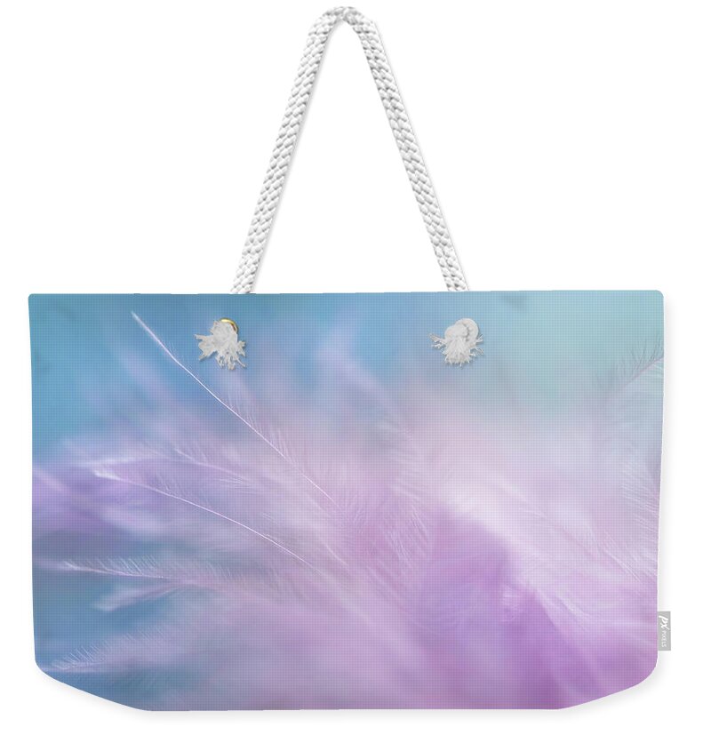 Jenny Rainbow Fine Art Photography Weekender Tote Bag featuring the photograph Angels Flight Series. Tenderness by Jenny Rainbow