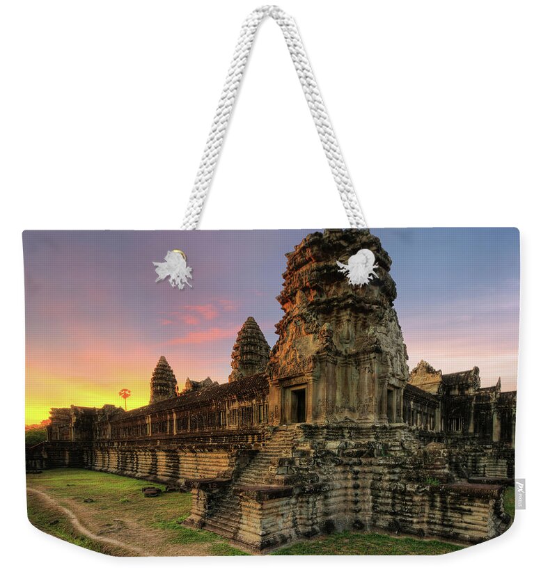Tranquility Weekender Tote Bag featuring the photograph Angkor Wat, Siem Reap, Cambodia by Artie Photography (artie Ng)