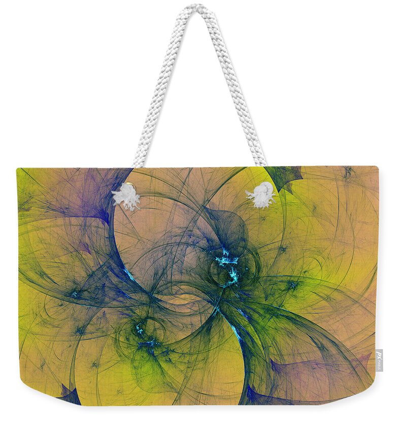 Art Weekender Tote Bag featuring the digital art Animus in consulendo liber by Jeff Iverson