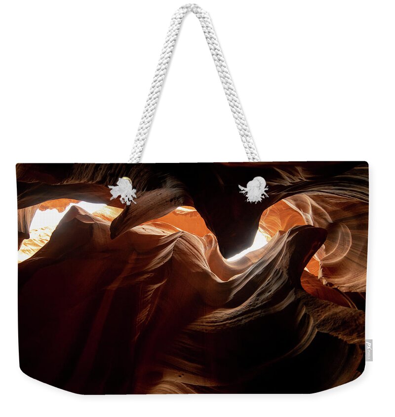 Sandstone Weekender Tote Bag featuring the photograph Antelope 3 by Stephen Bartholomew