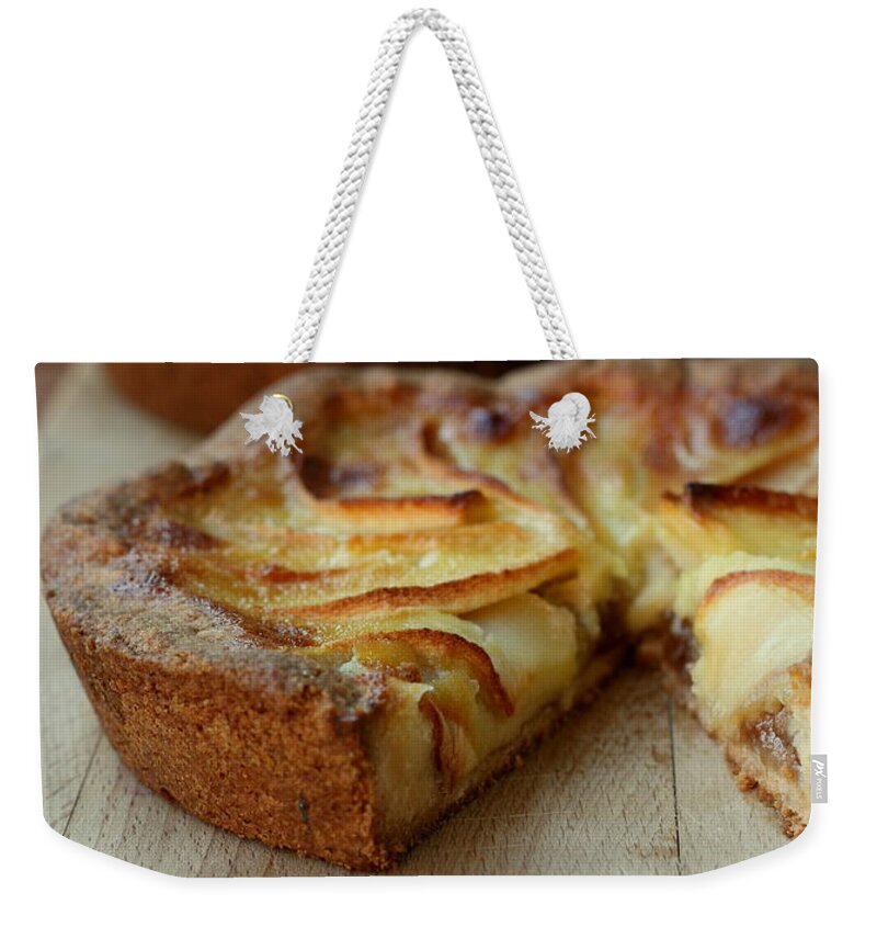 Temptation Weekender Tote Bag featuring the photograph Apple Pie by Anna Esposto
