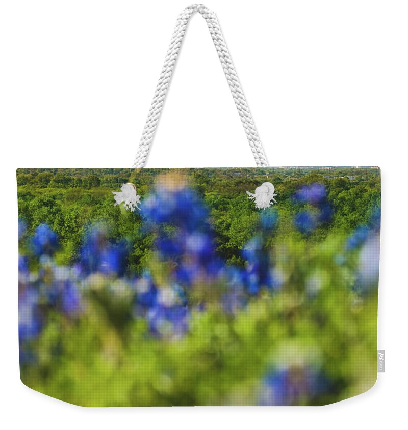 Dallas Weekender Tote Bag featuring the photograph April in Dallas by Peter Hull