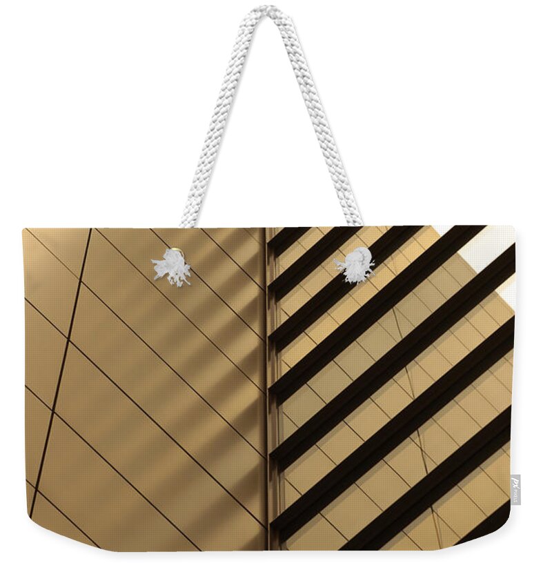 Architectural Feature Weekender Tote Bag featuring the photograph Architecture Reflection by Tomasz Pietryszek