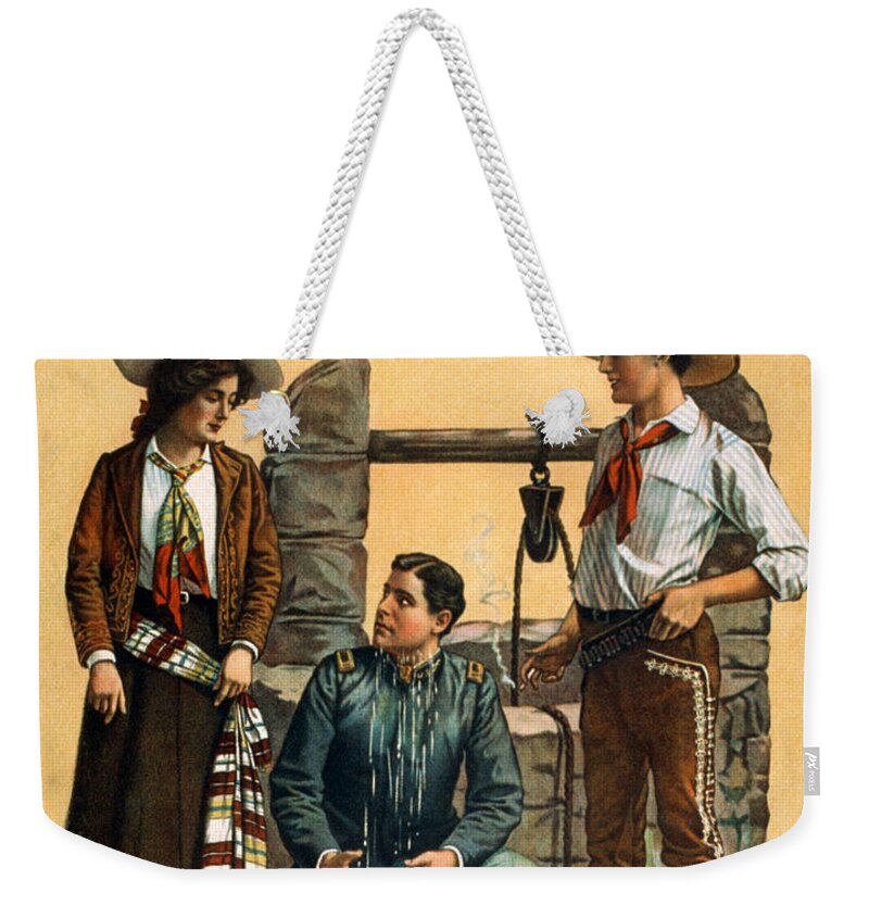 Arizona Poster Weekender Tote Bag featuring the photograph Arizona by U S Lithograph Co