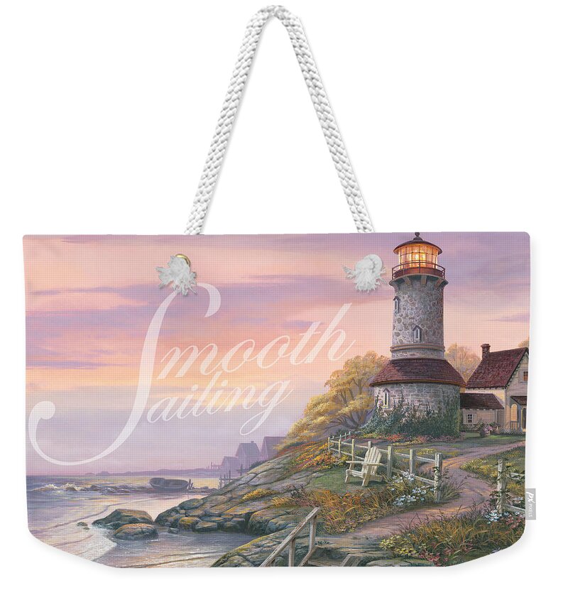Michael Humphries Weekender Tote Bag featuring the painting Smooth Sailing by Michael Humphries