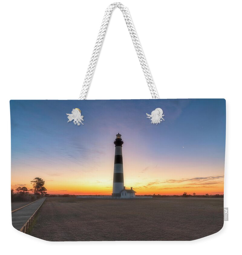 Sunrise Weekender Tote Bag featuring the photograph At Early Mornings Light by Russell Pugh
