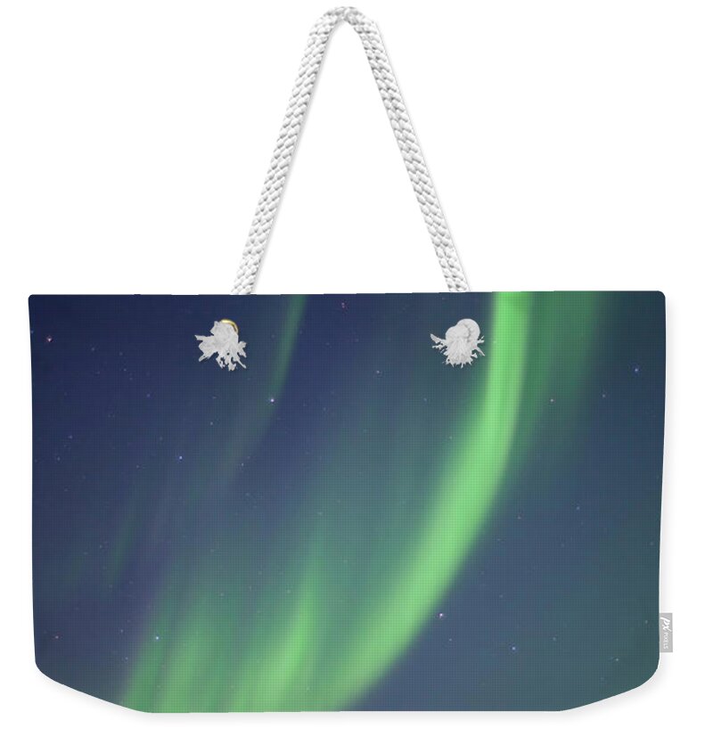 Tromso Weekender Tote Bag featuring the photograph Aurora Borealis, Tromso by Antonyspencer