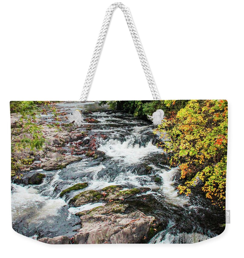 Beacon Weekender Tote Bag featuring the photograph Autumn Falls by KC Hulsman