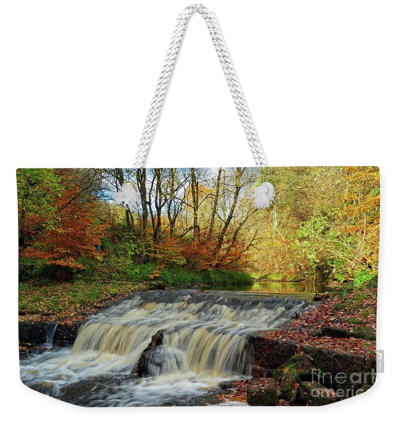Autumn Weekender Tote Bag featuring the photograph Autumn Flow by David Birchall