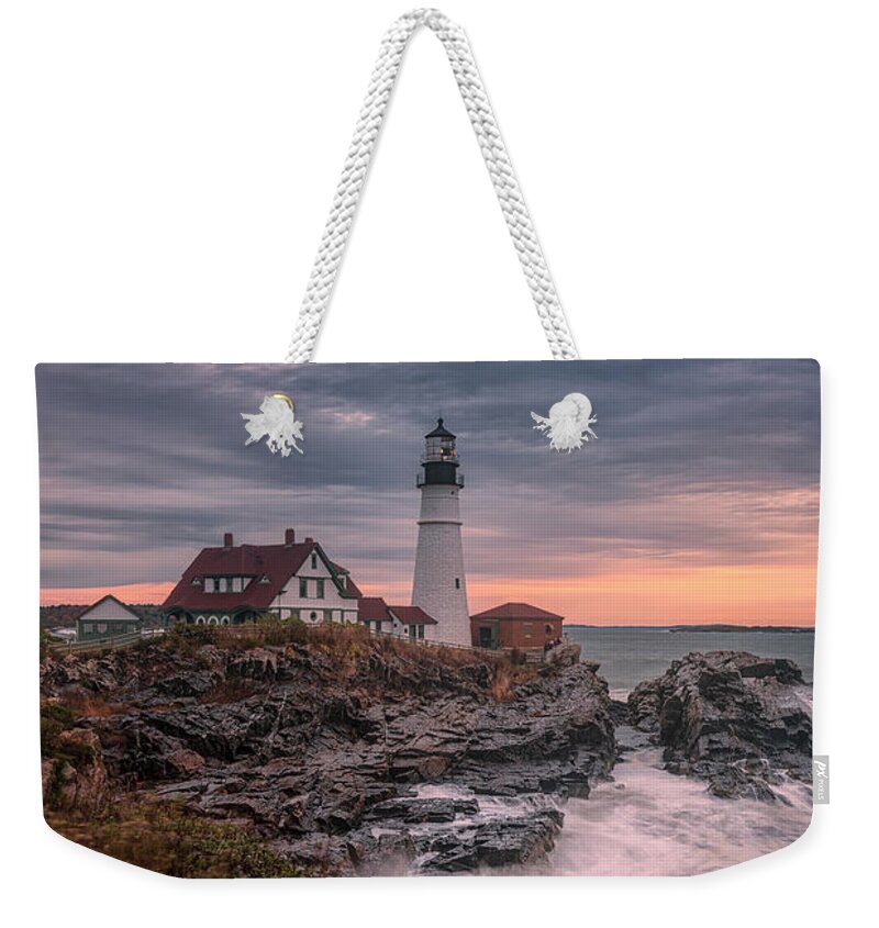 Maine Weekender Tote Bag featuring the photograph Autumn In Maine 1 by Robert Fawcett