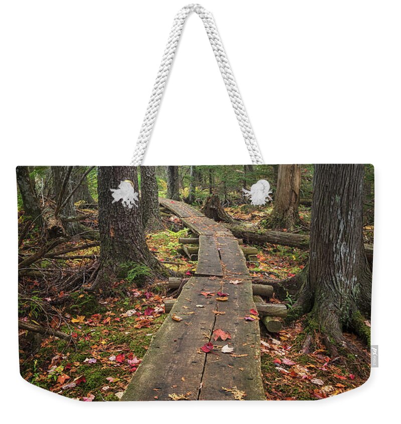 Maine Weekender Tote Bag featuring the photograph Autumn In Maine 7 by Robert Fawcett