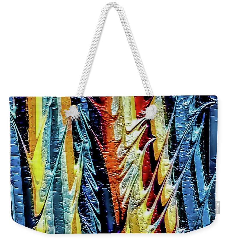 Wall Art Weekender Tote Bag featuring the digital art Overcome by Callie E Austin