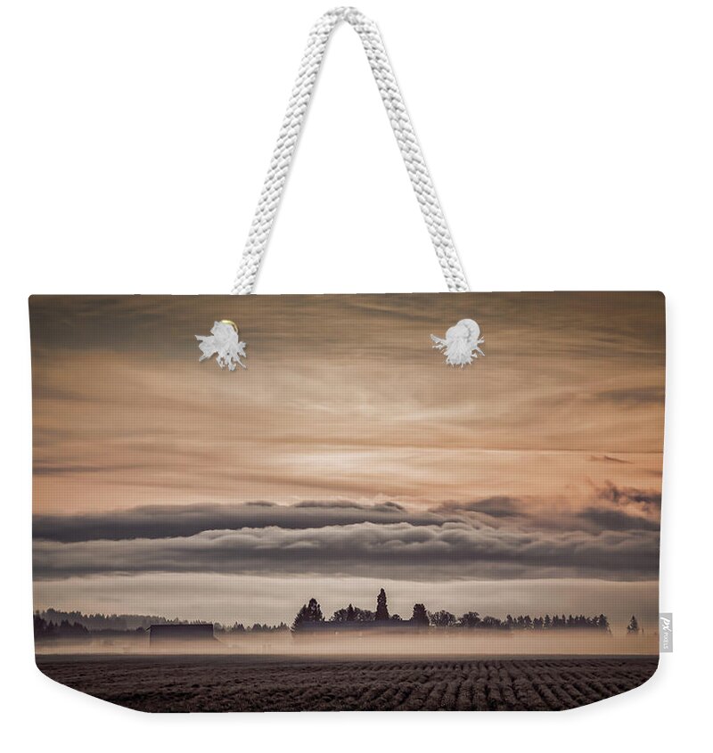 Barn Weekender Tote Bag featuring the photograph Awakening by Don Schwartz