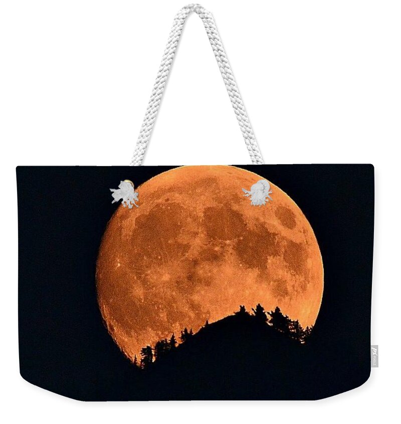 Full Moon Weekender Tote Bag featuring the photograph Bad Moon Rising by Dorrene BrownButterfield