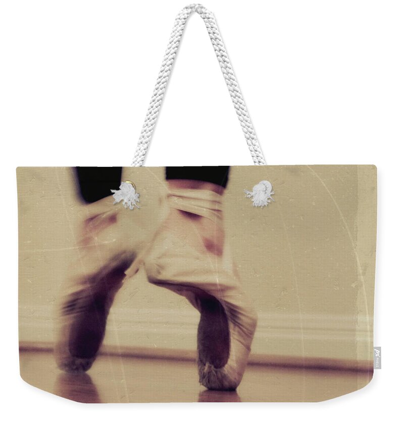 Ballet Dancer Weekender Tote Bag featuring the photograph Ballet Shoes by Suze