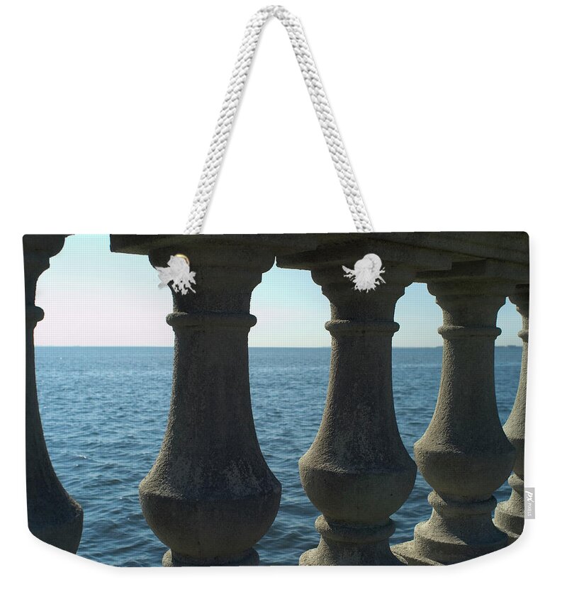 Shadow Weekender Tote Bag featuring the photograph Balustrade by Tbd