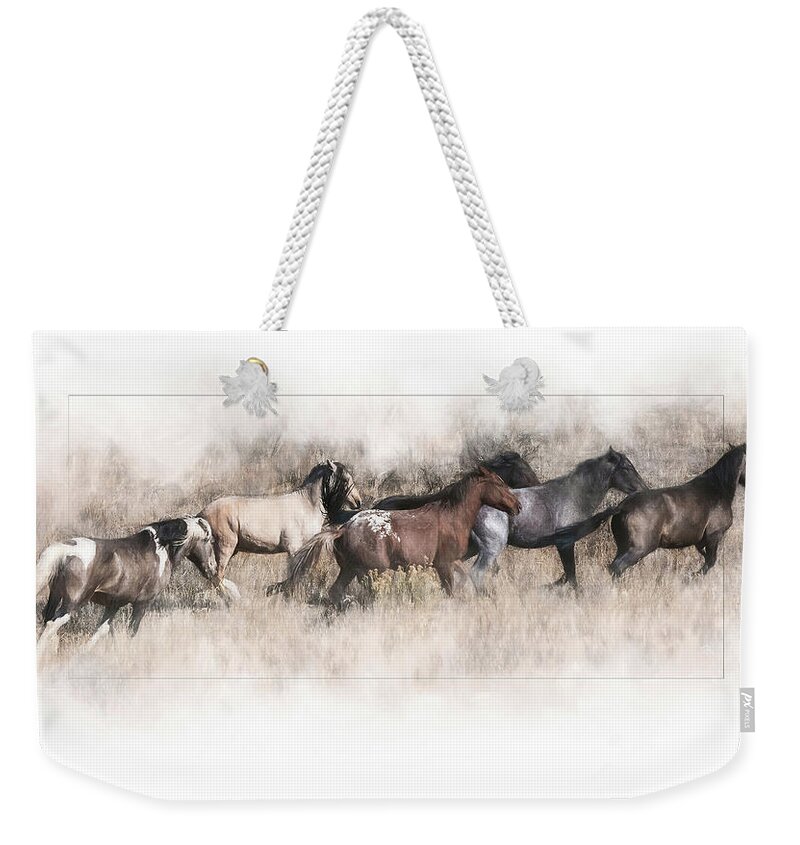 Colorado Weekender Tote Bag featuring the photograph Band of Brothers by Debra Boucher