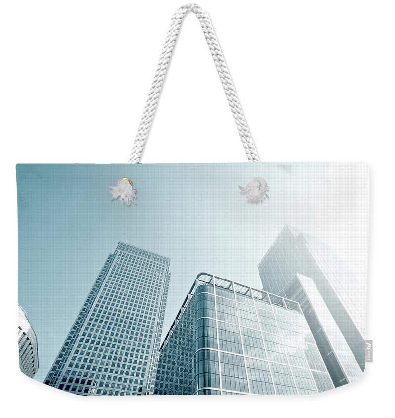Financial Building Weekender Tote Bag featuring the photograph Banking And Corporates by Imagegap