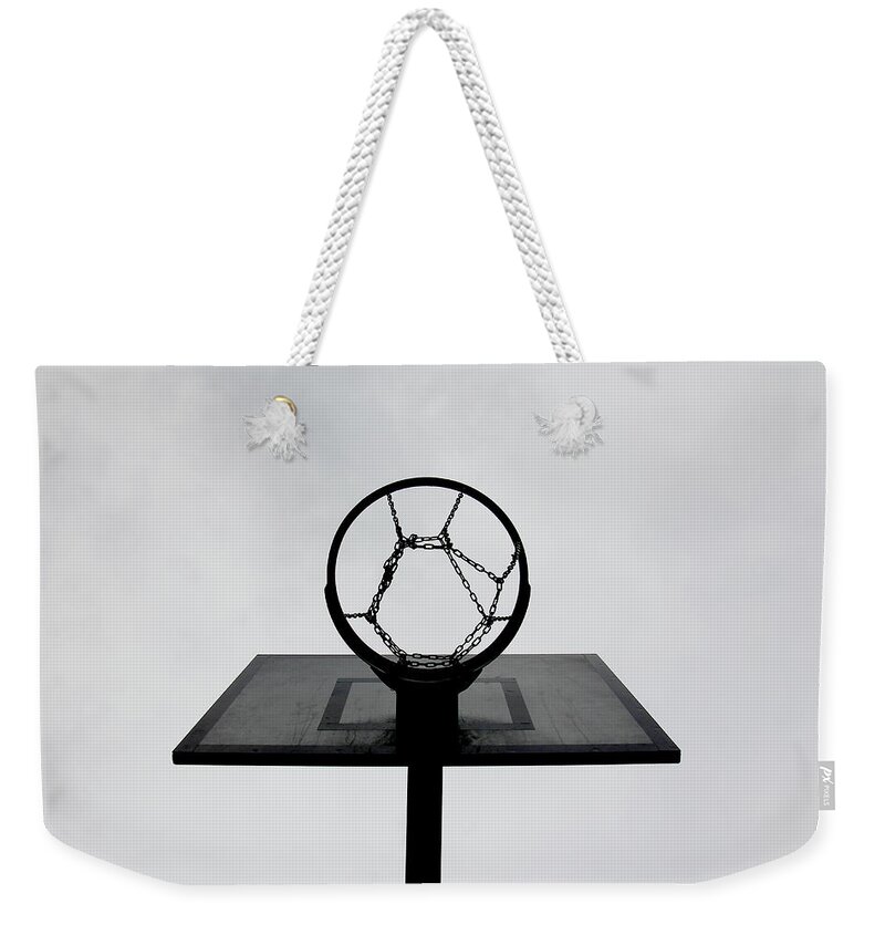 Outdoors Weekender Tote Bag featuring the photograph Basketball Hoop by Christoph Hetzmannseder