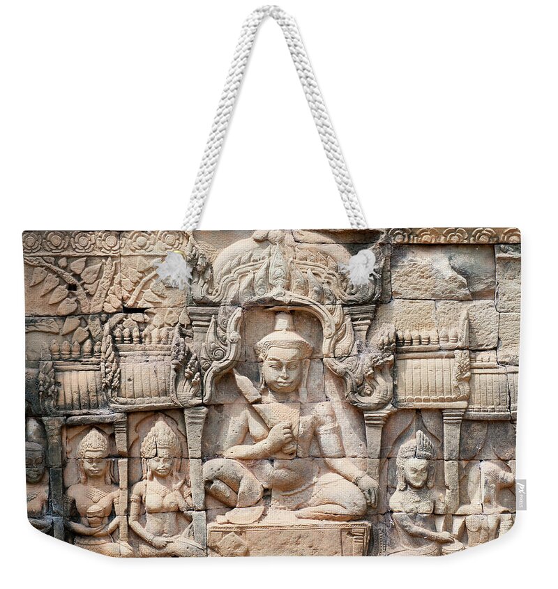 Bayon Temple Carvings Weekender Tote Bag