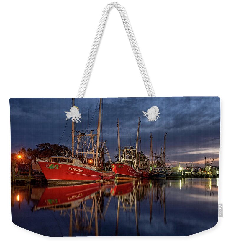 Dusk Weekender Tote Bag featuring the photograph Bayou Dusk by Brad Boland