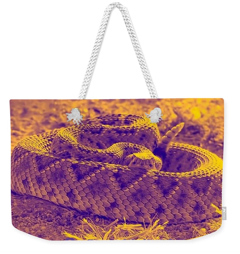 Adage Weekender Tote Bag featuring the photograph Be Ever Vigilant by Judy Kennedy