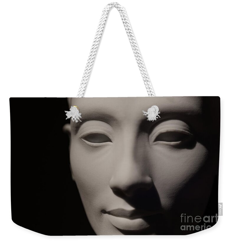 Nefertiti Weekender Tote Bag featuring the photograph Beautiful Nefertiti by Sue Harper