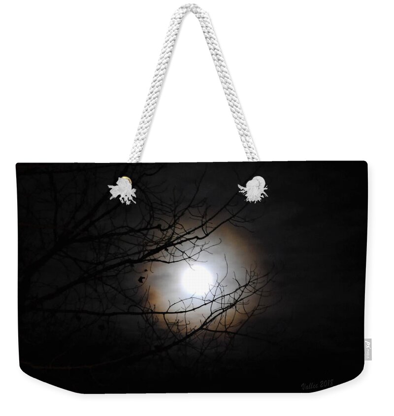 Moon Weekender Tote Bag featuring the photograph Beaver Moon by Vallee Johnson