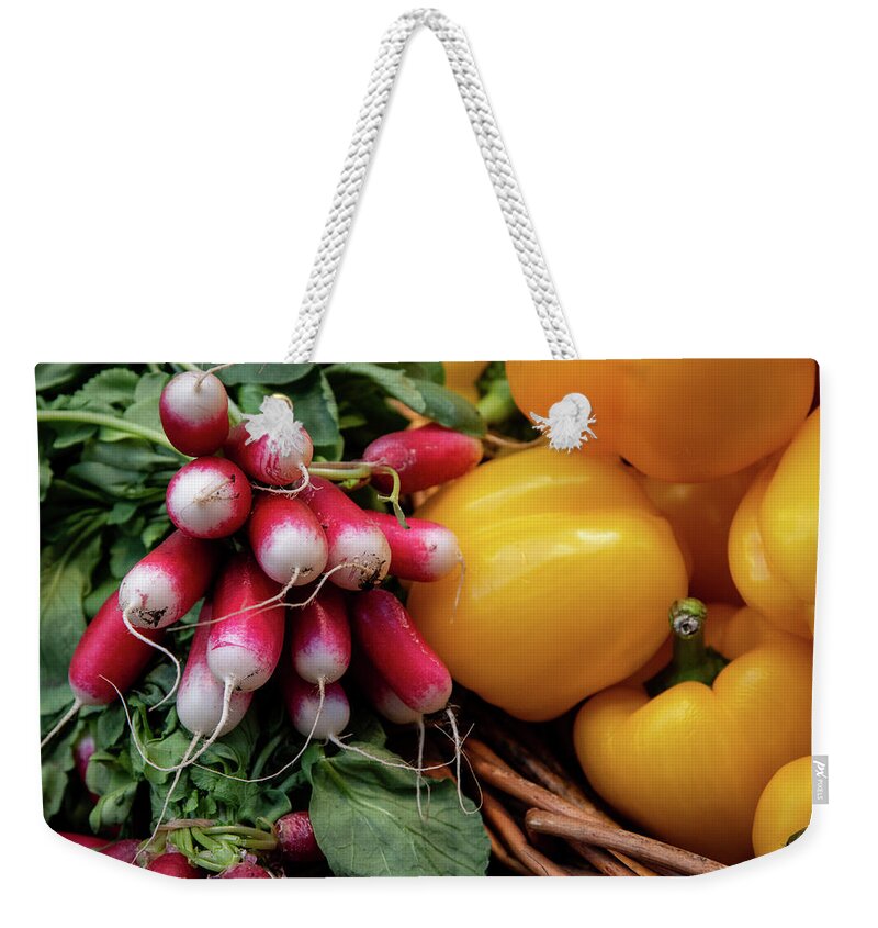 Vegan Weekender Tote Bag featuring the photograph Beet, vegetable full of nutrition for a healthy lifestyle by Michalakis Ppalis