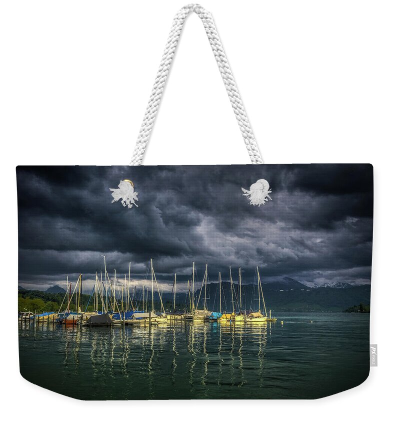 Tranquility Weekender Tote Bag featuring the photograph Before Night by Www.galerie-ef.de
