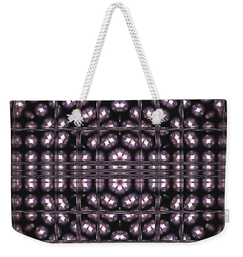 Behind Weekender Tote Bag featuring the digital art Behind the Glass Curtain by Scott S Baker