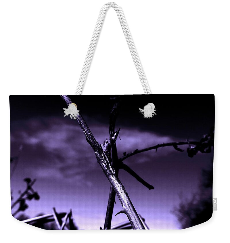 #abstracts #acrylic #artgallery # #artist #artnews # #artwork # #callforart #callforentries #colour #creative # #paint #painting #paintings #photograph #photography #photoshoot #photoshop #photoshopped Weekender Tote Bag featuring the digital art Beyond The Horizon Part 23 by The Lovelock experience