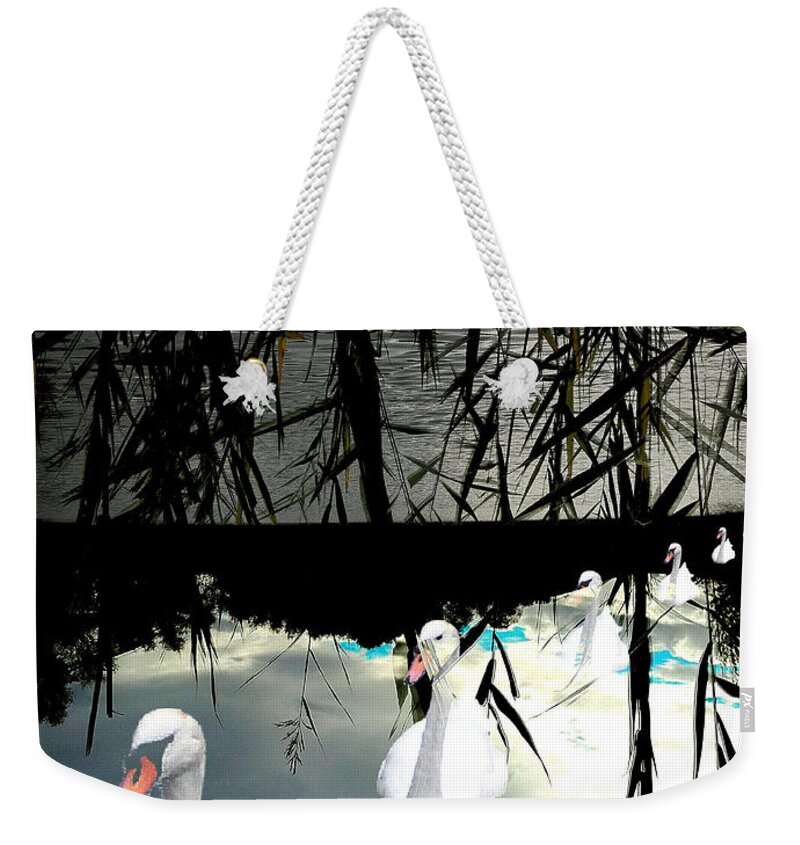 #abstracts #acrylic #artgallery # #artist #artnews # #artwork # #callforart #callforentries #colour #creative # #paint #painting #paintings #photograph #photography #photoshoot #photoshop #photoshopped Weekender Tote Bag featuring the digital art Beyond The Horizon Part 71 by The Lovelock experience