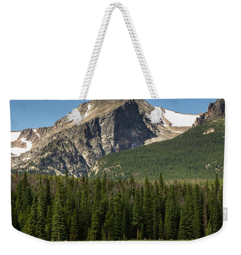 Scenics Weekender Tote Bag featuring the photograph Bierstadt Lake, Rocky Mountain by Jerry Whaley