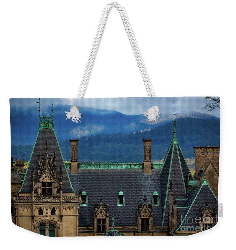Asheville Weekender Tote Bag featuring the photograph Biltmore Estate by Doug Sturgess