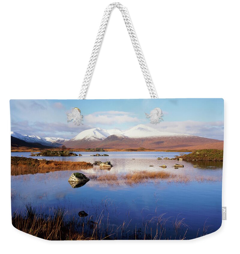 Scenics Weekender Tote Bag featuring the photograph Black Mount, Rannoch Moor, Strathclyde by Abel
