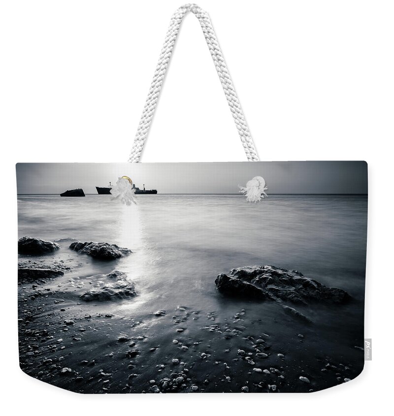Tranquility Weekender Tote Bag featuring the photograph Black Sea by (c) Dominic Cristofor