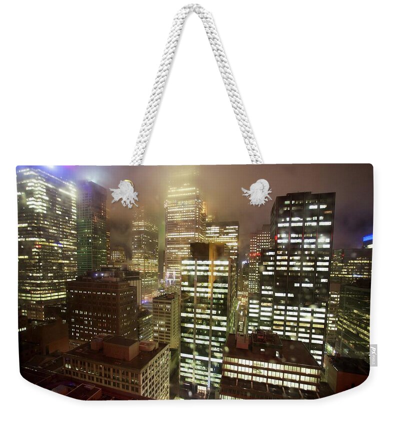 Toronto Weekender Tote Bag featuring the photograph Blade Runner by Perry Mckenna Photography