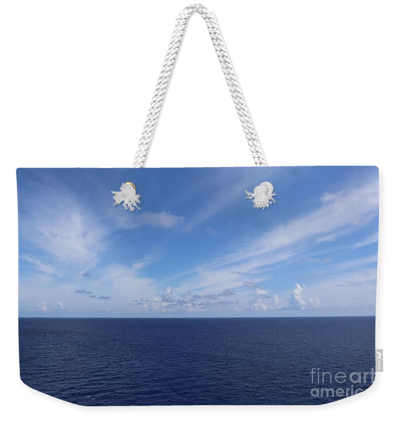 Blue Paradise Weekender Tote Bag featuring the photograph Blue Paradise by Barbra Telfer